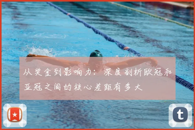 从奖金到影响力：深度剖析欧冠和亚冠之间的核心差距有多大