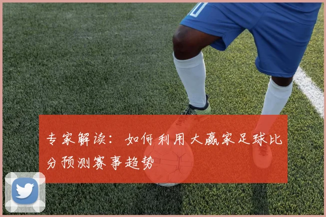 专家解读：如何利用大赢家足球比分预测赛事趋势